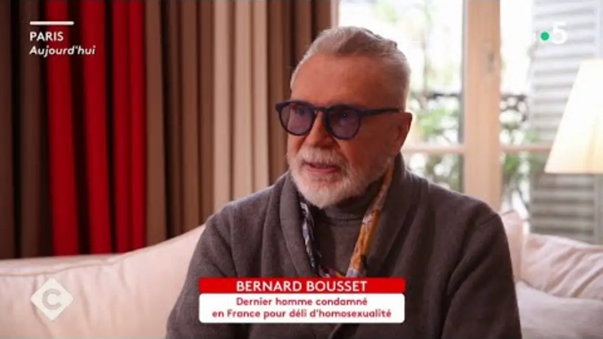 replay de Bernard Bousset, dernier Français condamné pour homosexualité - La Story - C à Vous - 23/11/2023