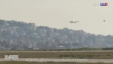 Beyrouth : des vols civils malgré les frappes