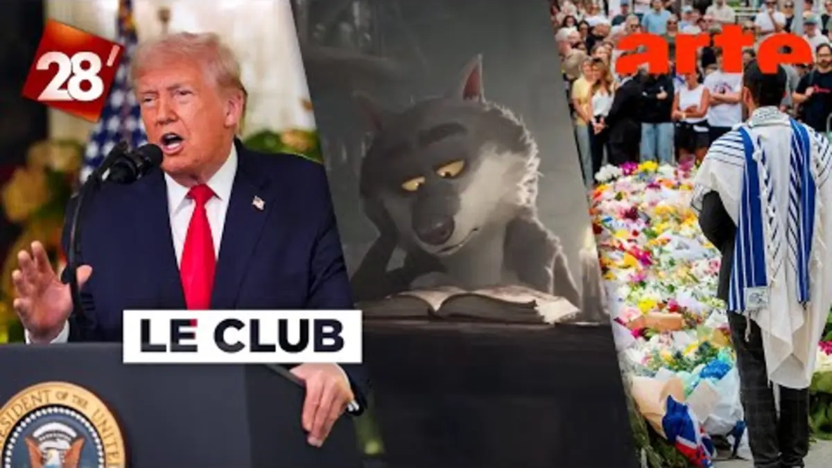 replay de Bilan économique de Trump, attentat de Sydney, le loup d’Intermarché… : Le Club | 28 minutes | ARTE
