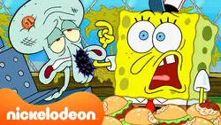 Bob l'éponge | 3 heures de chaos au Crabe Croustillant ! ? | Nickelodeon France