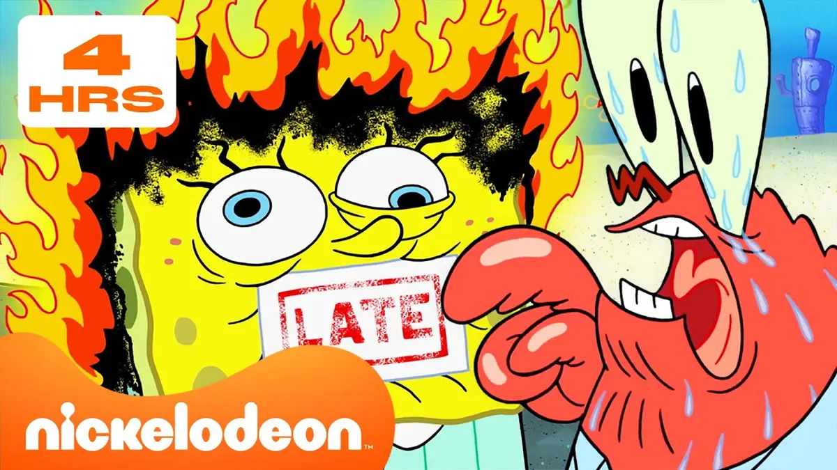 replay de Bob l'éponge | 4 HEURES de SpongeBob ? | Nickelodeon France