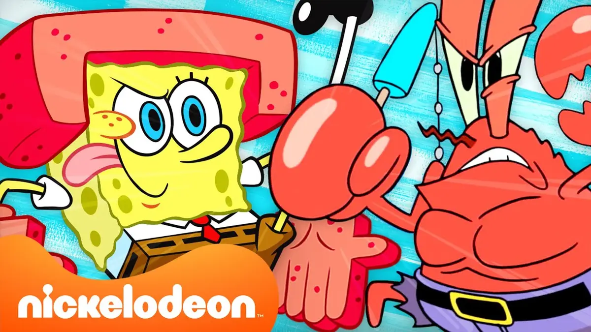 replay de Bob l'éponge | 90 MINUTES de Bob l'Éponge en action... Littéralement ? | Nickelodeon France