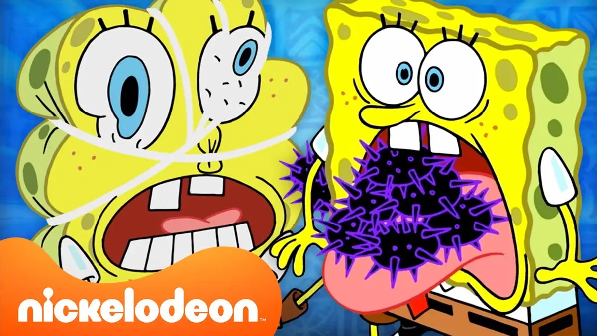 replay de Bob l'éponge | Les moments les plus DOULOUREUX de Bob l'éponge? | Compilation | Nickelodeon