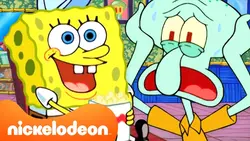 Bob l'éponge | Les personnages de SpongeBob squattent chez Carlo pendant 30 minutes ? | Nickelodeon