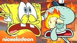 Bob l'éponge | Les plus grandes catastrophes de Bikini Bottom! ? | 3 heures | Nickelodeon France