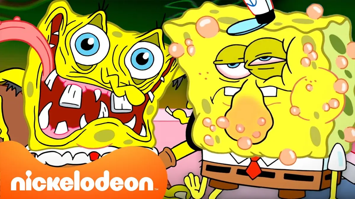 replay de Bob l'éponge | Les scènes les plus DÉGOÛTANTES de Bob l'éponge | Compilation | Nickelodeon
