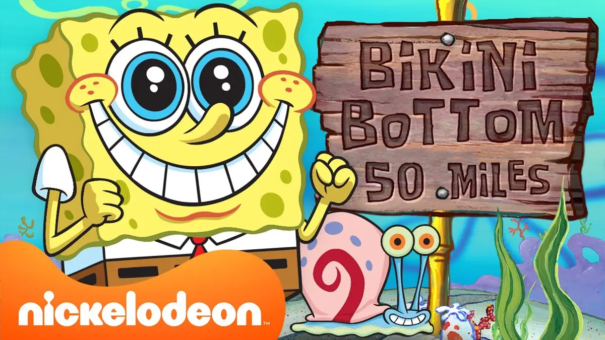 replay de Bob l'éponge | Visite de Bikini Bottom ?️ avec Bob l’éponge ! | Compilation de 60 minutes | France
