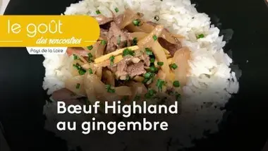 Boeuf Highland au gingembre à Chemiré-en-Charnie