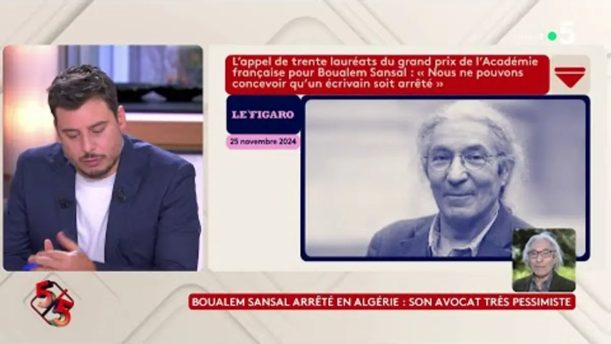replay de Boualem Sansal arrêté en Algérie : son avocat très pessimiste - Le 5/5 - C à Vous