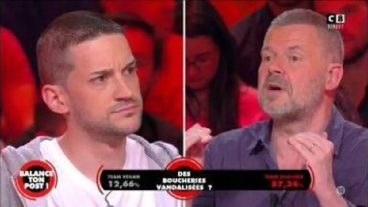 replay de Boucheries vandalisées : Éric Naulleau face à un antispéciste