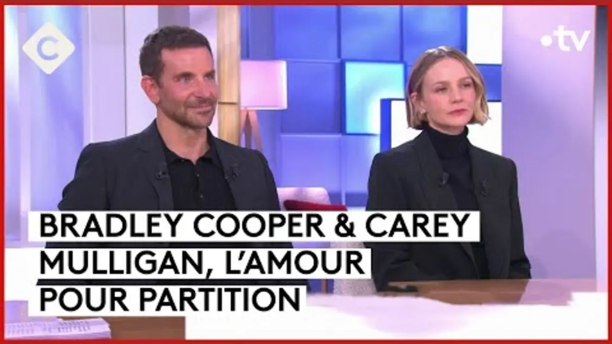 replay de Bradley Cooper & Carey Mulligan en exclusivité mondiale ! - C à Vous - 29/11/2023