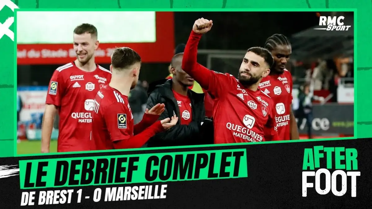 replay de Brest 1-0 Marseille : L'OM muet face aux nouveaux dauphins de L1, le débrief complet de l'After foot