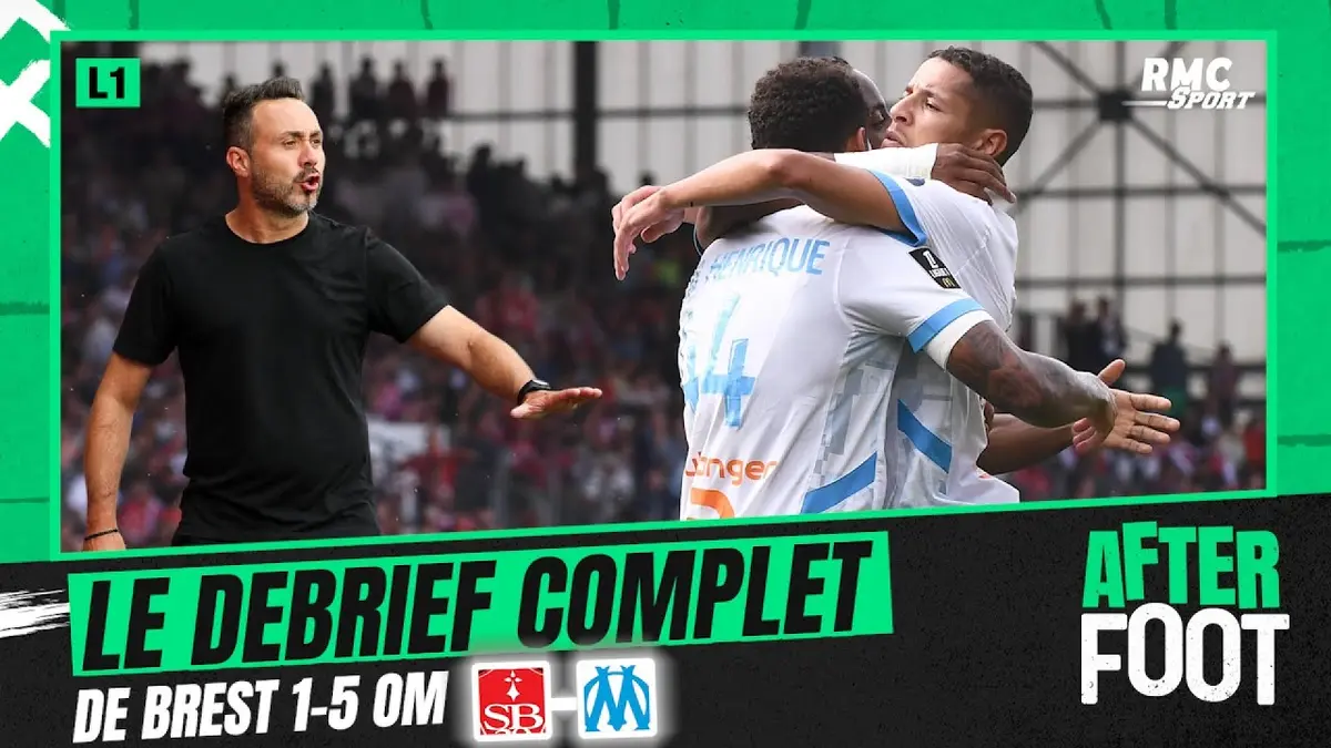 replay de Brest 1-5 OM : Le débrief complet de l’After foot après la balade marseillaise