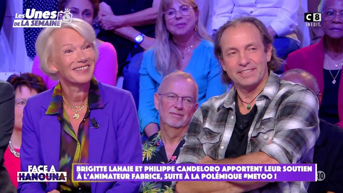 replay de Brigitte Lahaie et Fabrice Candeloro: leur soutien à l'animateur Fabrice suite à la polémique #MeToo
