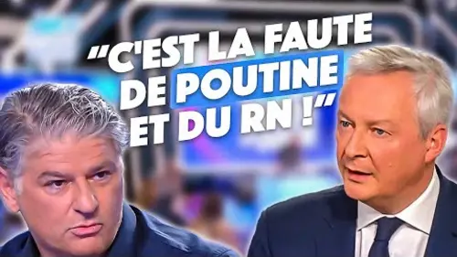 replay de Bruno Le Maire accuse Poutine et l'extrême droite !
