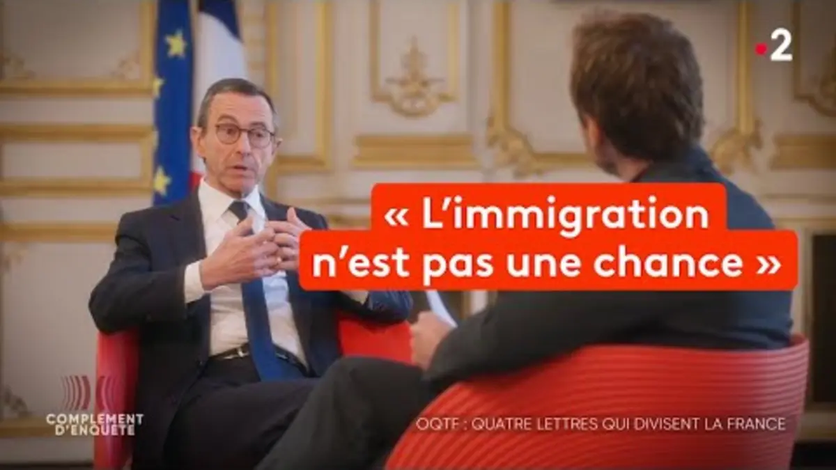 replay de Bruno Retailleau dans les fauteuils rouges de Complément d'enquête