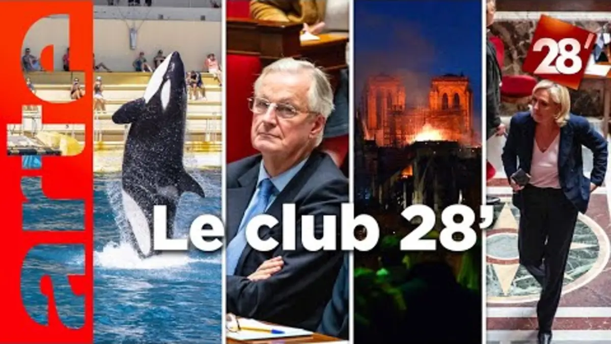 replay de Budget 2025 censuré, gouvernement en attente, Notre-Dame, Marineland : le Club | 28 minutes | ARTE