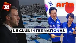 Budget, plan de paix à Gaza, Japon/Corée du Sud… : Le Club international | 28 minutes | ARTE