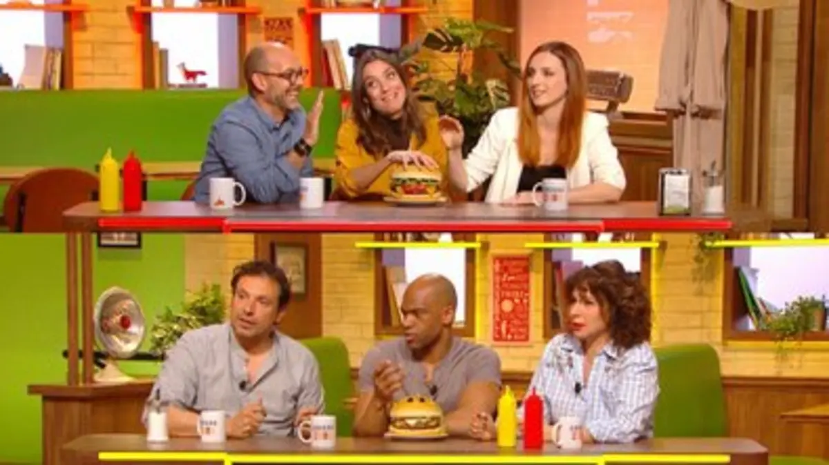 Burger Quiz avec Alison Wheeler, Bruno Salomone,…
