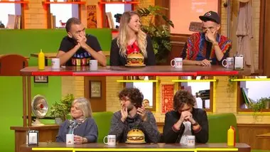 Burger Quiz avec Bigflo & Oli, Baptiste Lecaplain et Isabelle Nanty