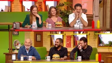 Burger Quiz avec Gérard Jugnot, Alison Wheeler, Roman Frayssinet et Vincent Dedienne