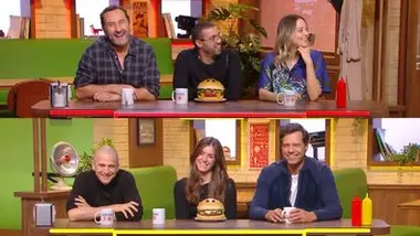 Burger Quiz avec Guillaume Canet, Gilles Lellouche, Laurent Lafitte et Marion Cotillard