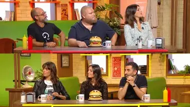 Burger Quiz avec Héléna Noguerra, Kheiron, Maurice Barthelémy et Bérénice Bejo