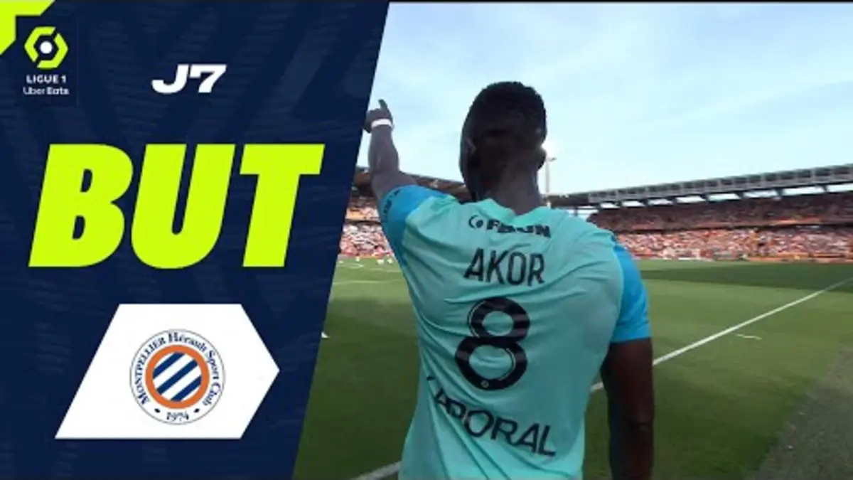replay de But Akor Jerome ADAMS (30' - MHSC) FC LORIENT - MONTPELLIER HÉRAULT SC (0-3) 23/24