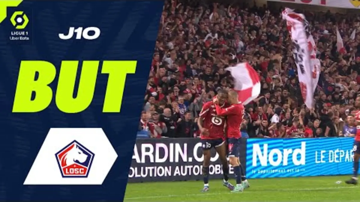 replay de But Bafodé DIAKITE (42' - LOSC) LOSC LILLE - AS MONACO (2-0) 23/24