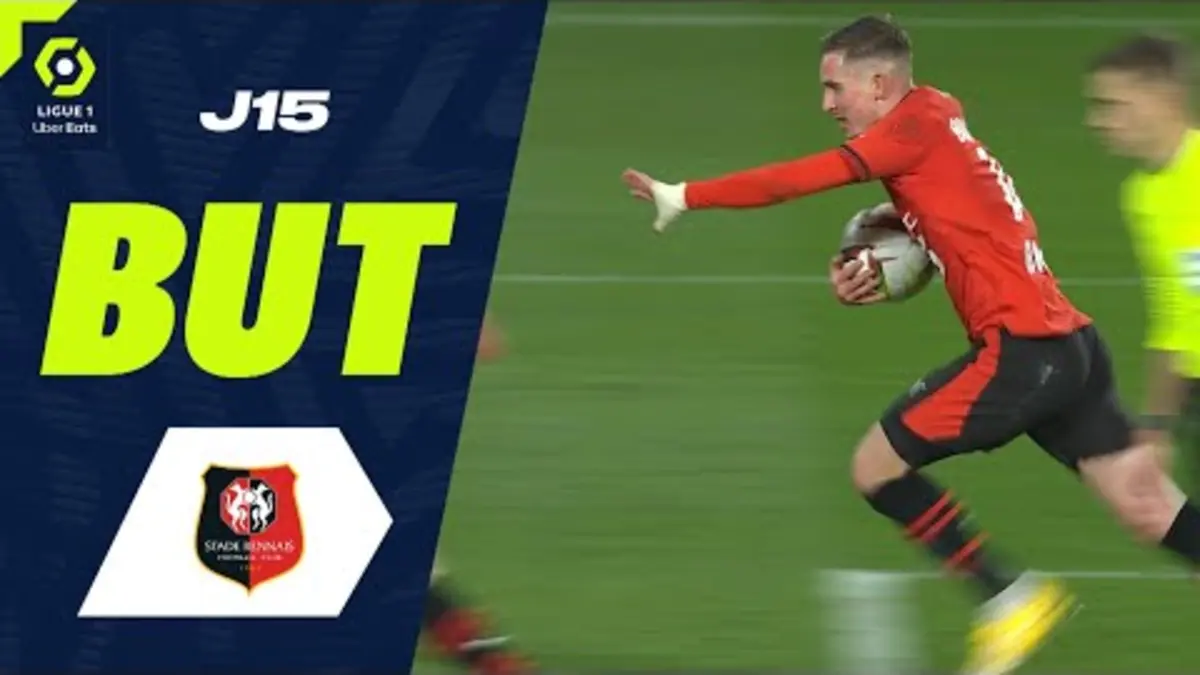 replay de But Benjamin BOURIGEAUD (90' pen - SRFC) STADE RENNAIS FC - AS MONACO (1-2) 23/24