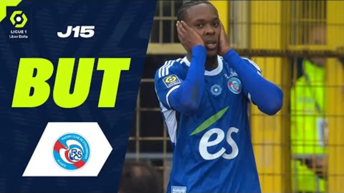 replay de But Emmanuel Esseh EMEGHA (21' - RCSA) RC STRASBOURG ALSACE - HAVRE AC (2-1) 23/24