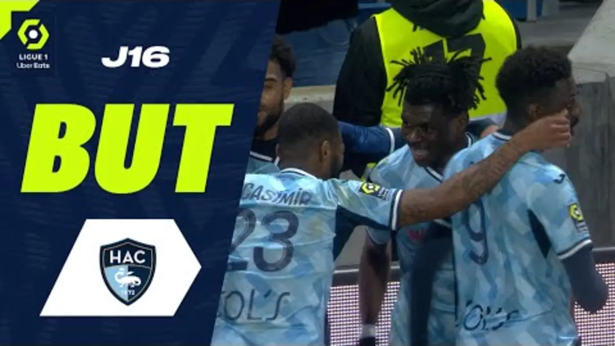 replay de But Emmanuel SABBI (35' - HAC) HAVRE AC - OGC NICE (3-1) 23/24