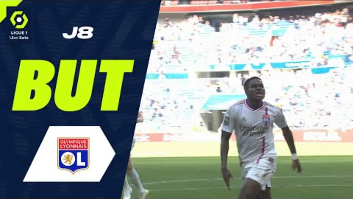 replay de But Ernest Nuamah APPIAH (21' - OL) OLYMPIQUE LYONNAIS - FC LORIENT (3-3) 23/24