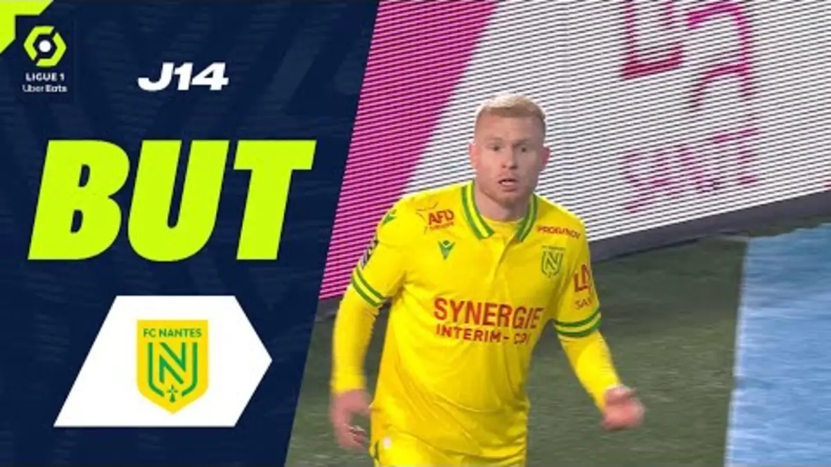 replay de But Florent MOLLET (25' - FCN) FC NANTES - OGC NICE (1-0) 23/24