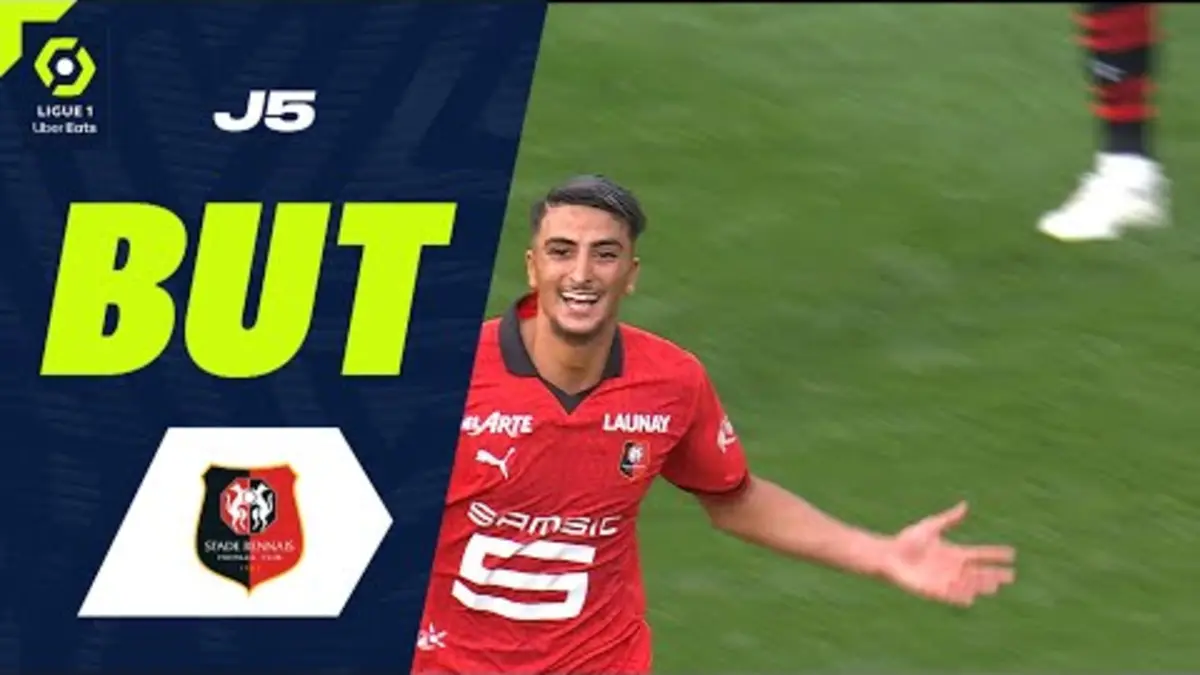 replay de But Ibrahim SALAH (89' - SRFC) STADE RENNAIS FC - LOSC LILLE (2-2) 23/24