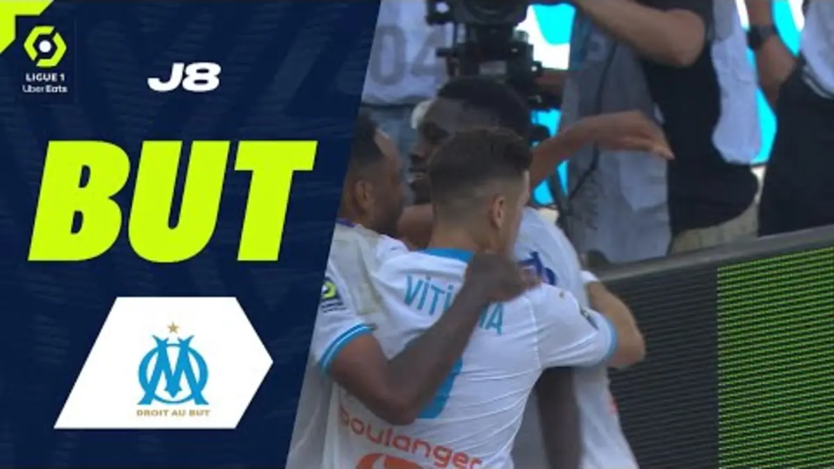replay de But Ismaila SARR (84' - OM) OLYMPIQUE DE MARSEILLE - HAVRE AC (3-0) 23/24