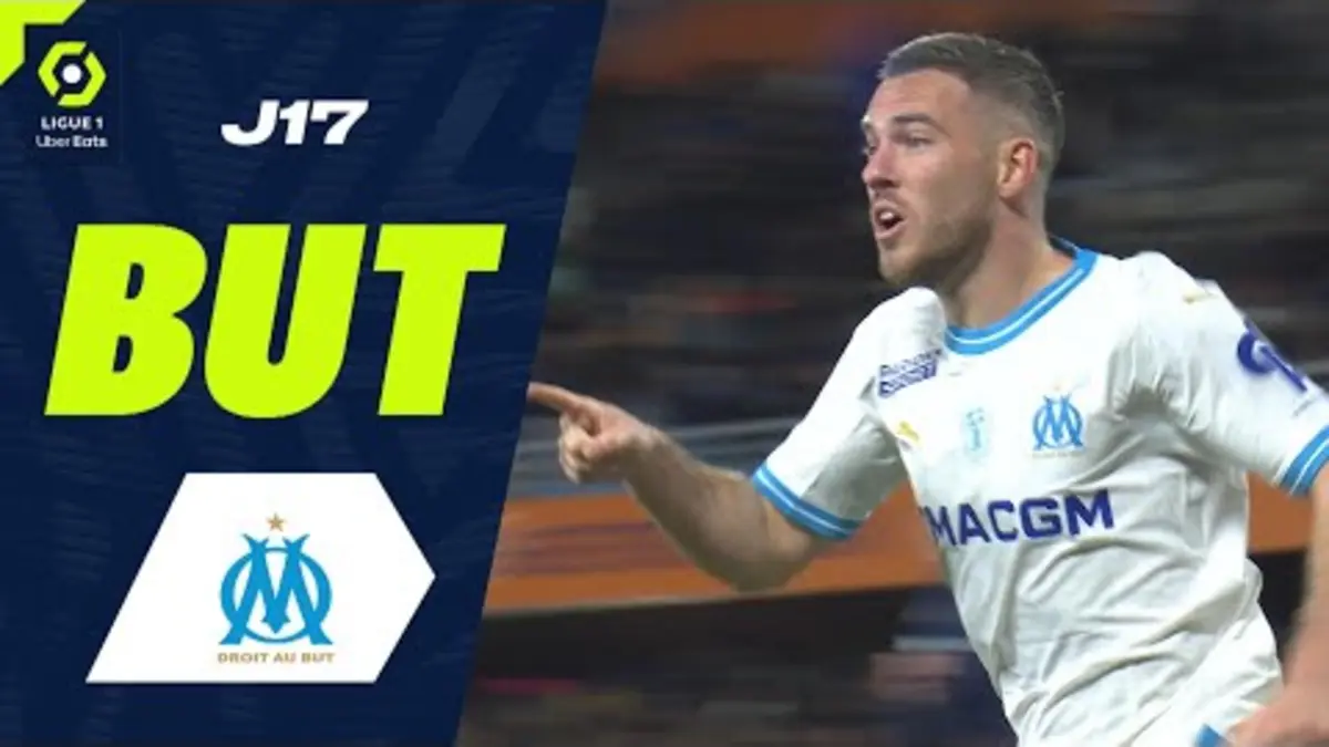 replay de But Jordan VERETOUT (52' - OM) MONTPELLIER HÉRAULT SC - OLYMPIQUE DE MARSEILLE (1-1) 23/24