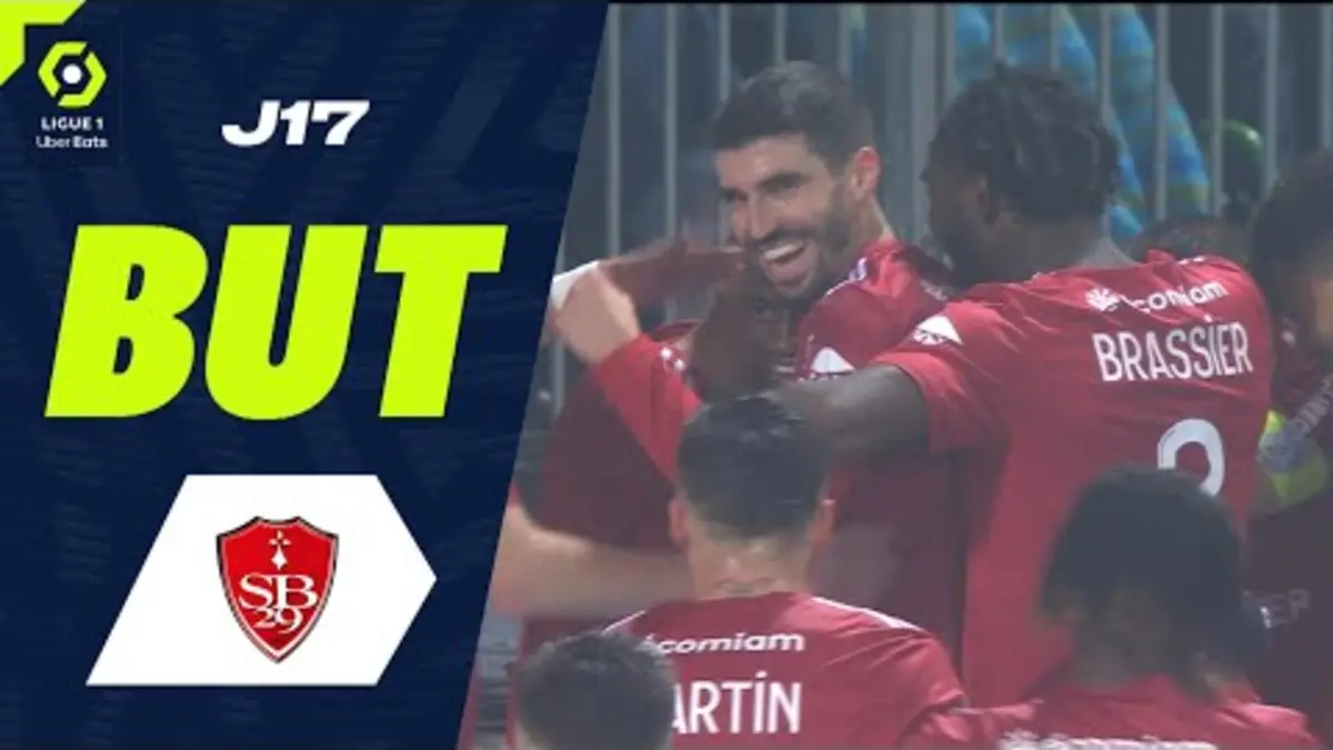replay de But Kamory DOUMBIA (29' - SB29) STADE BRESTOIS 29 - FC LORIENT (4-0) 23/24