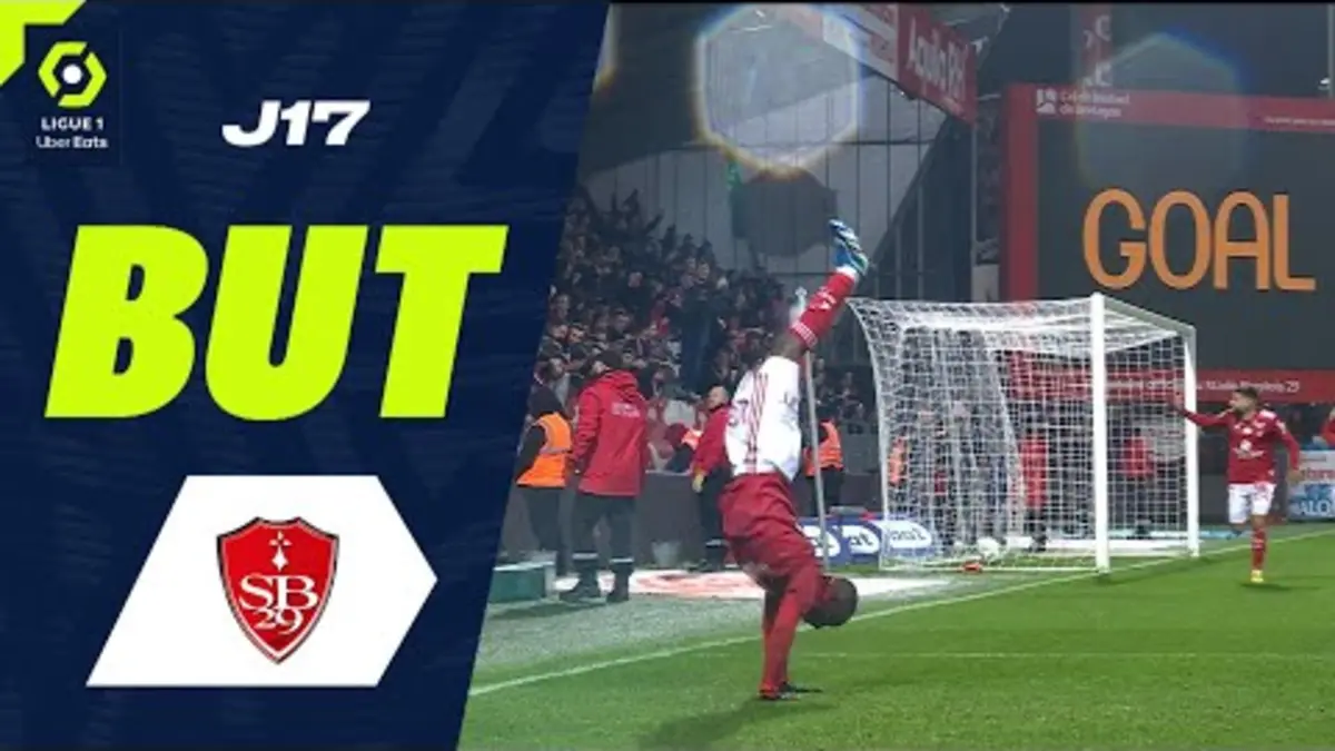 replay de But Kamory DOUMBIA (45' +3 - SB29) STADE BRESTOIS 29 - FC LORIENT (4-0) 23/24