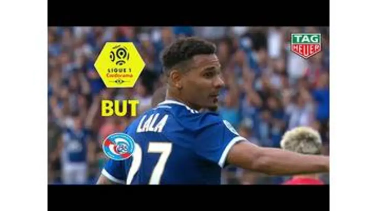 replay de But Kenny LALA (39' pen) / RC Strasbourg Alsace - AS Monaco (2-2) (RCSA-ASM)/ 2019-20