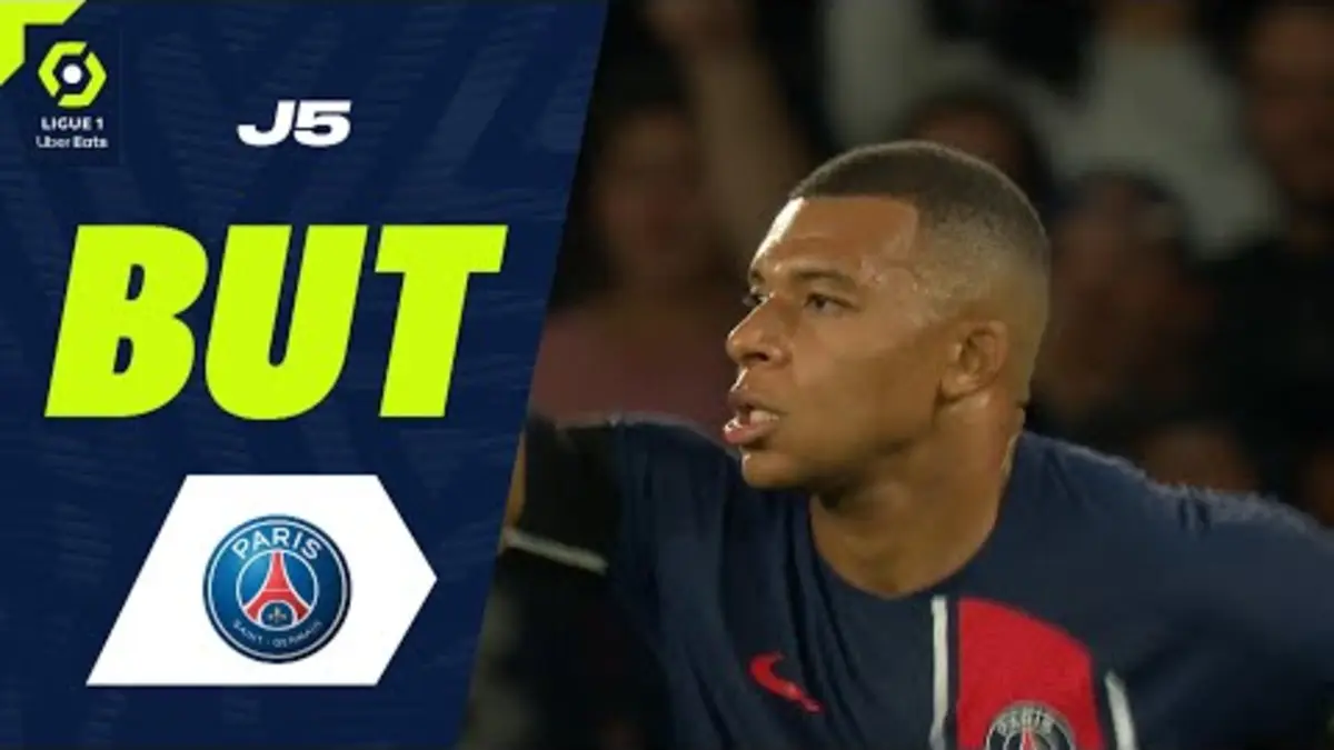replay de But Kylian MBAPPE (29' - PSG) PARIS SAINT-GERMAIN - OGC NICE (2-3) 23/24