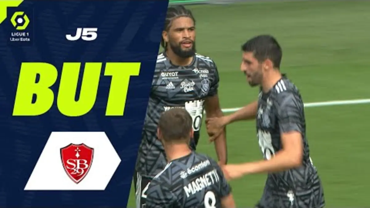 replay de But Mahdi CAMARA (50' - SB29) STADE DE REIMS - STADE BRESTOIS 29 (1-2) 23/24
