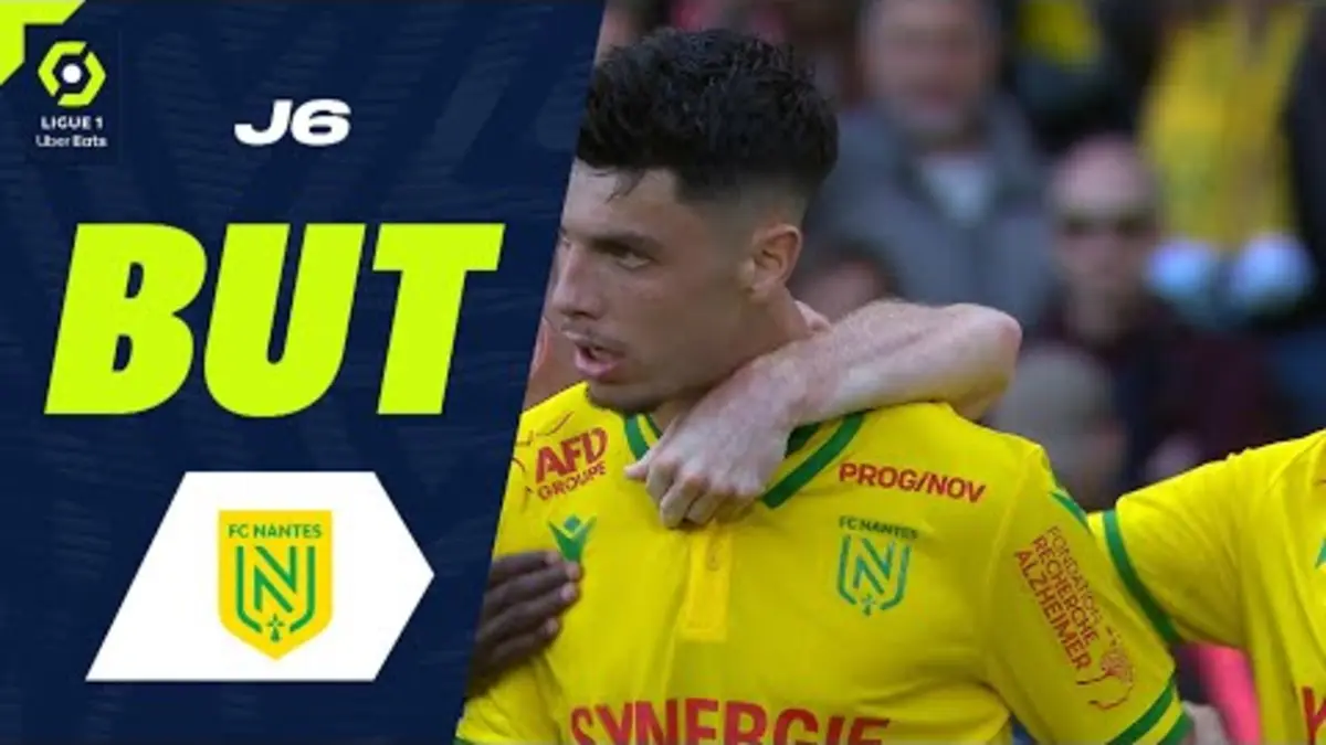 replay de But Matthis ABLINE (42' - FCN) FC NANTES - FC LORIENT (5-3) 23/24