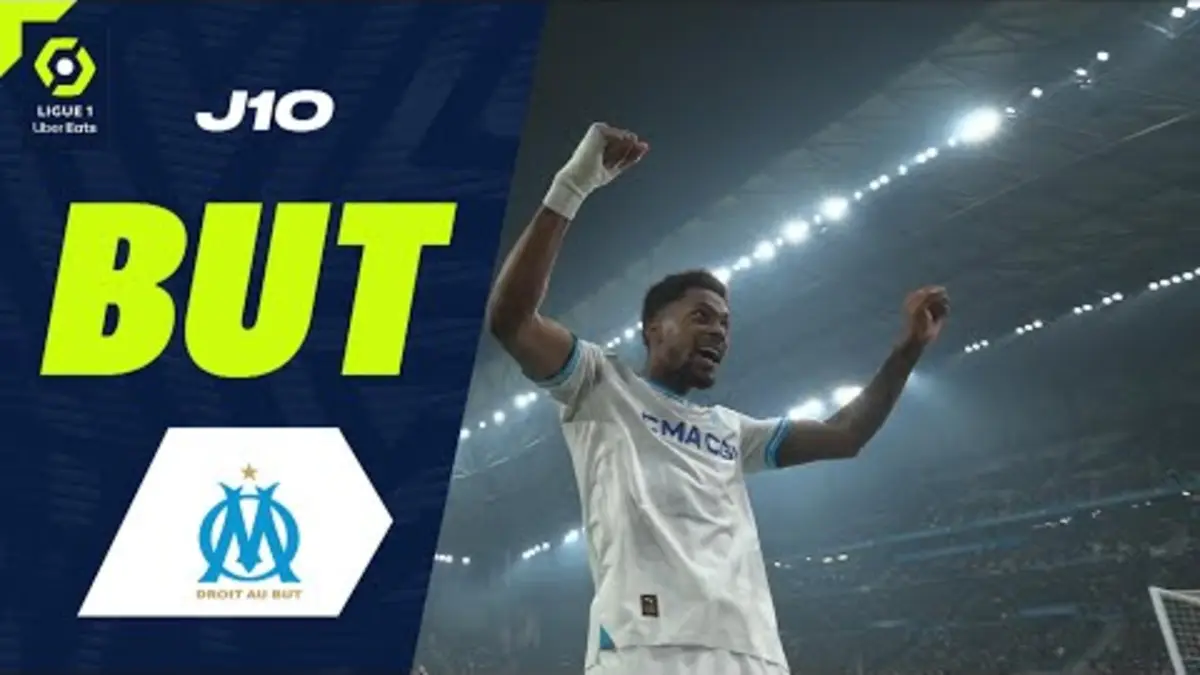 replay de But Michael Amir MURILLO BERMUDEZ (25' - OM) OLYMPIQUE DE MARSEILLE - OLYMPIQUE LYONNAIS (3-0) 23/24