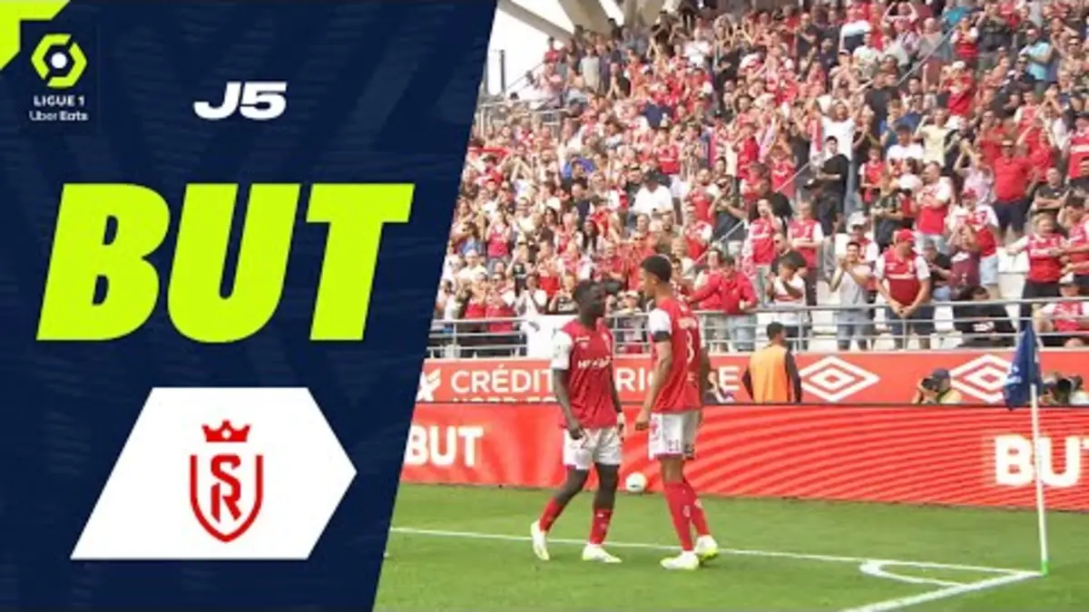 replay de But Michael Amir RICHARDSON (19' - SdR) STADE DE REIMS - STADE BRESTOIS 29 (1-2) 23/24