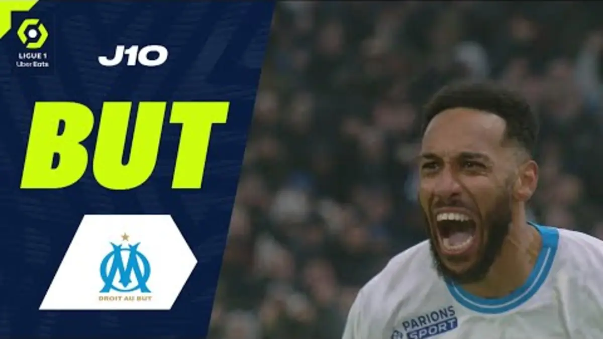 replay de But Pierre-Emerick AUBAMEYANG (55' - OM) OLYMPIQUE DE MARSEILLE - OLYMPIQUE LYONNAIS (3-0) 23/24