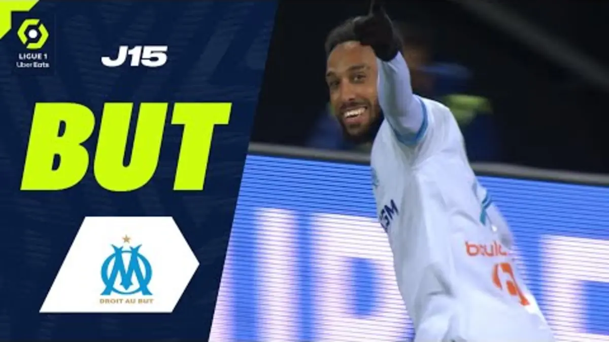 replay de But Pierre-Emerick AUBAMEYANG (9' - OM) FC LORIENT - OLYMPIQUE DE MARSEILLE (2-4) 23/24