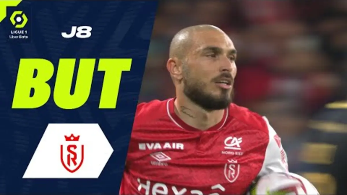 replay de But Teddy TEUMA (57' pen - SdR) STADE DE REIMS - AS MONACO (1-3) 23/24