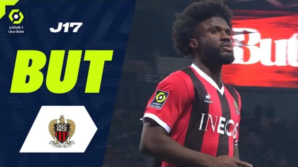 replay de But Terem Igobor MOFFI (76' pen - OGCN) OGC NICE - RC LENS (2-0) 23/24
