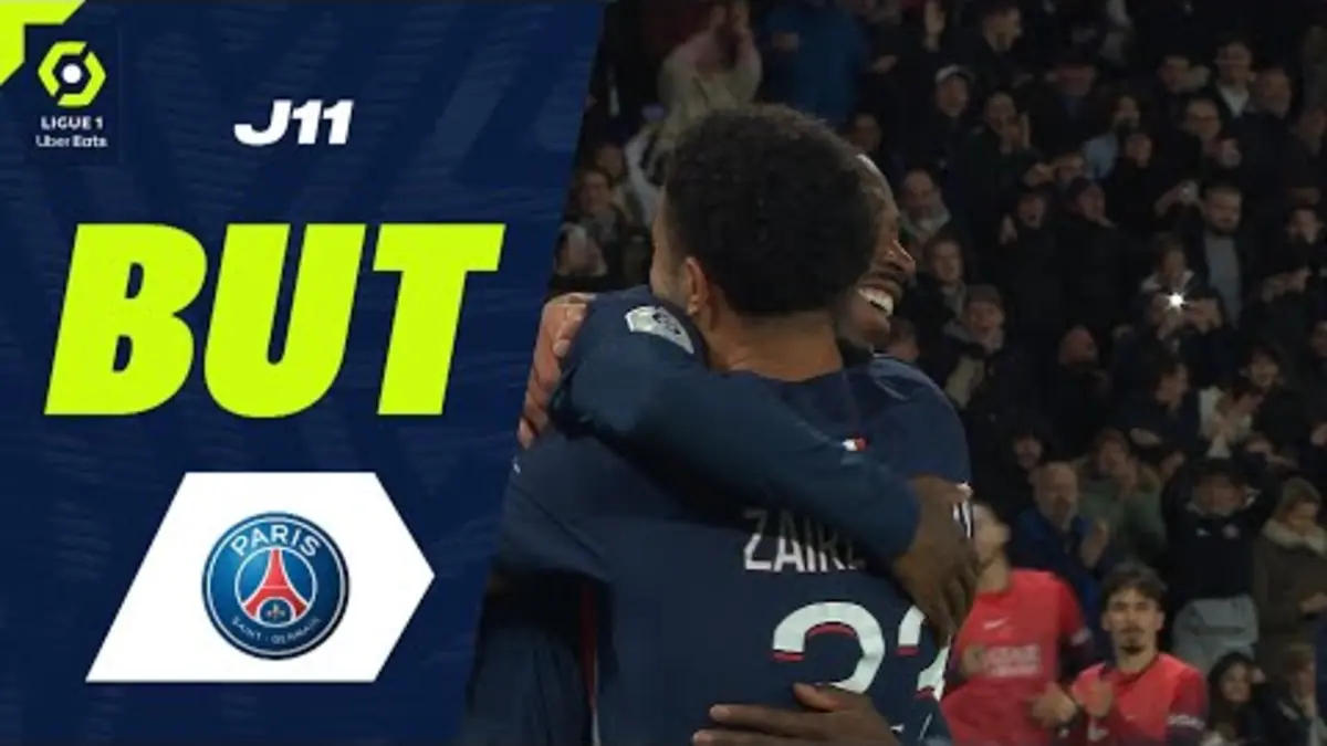 replay de But Warren ZAIRE-EMERY (58' - PSG) PARIS SAINT-GERMAIN - MONTPELLIER HÉRAULT SC (3-0) 23/24